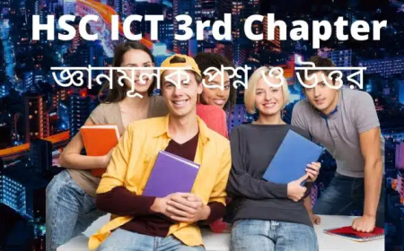 আইসিটি ২য় অধ্যায় জ্ঞানমূলক প্রশ্ন ও উত্তর