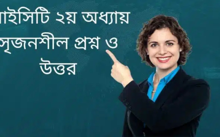 আইসিটি ২য় অধ্যায় সৃজনশীল প্রশ্ন ও উত্তর( ICT 2nd Chapter CQ Question and Answer)