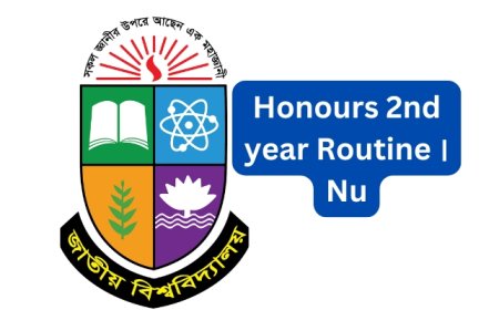 Honours 2nd year exam Routine 2023 2024 (অনার্স ২য় বর্ষ রুটিন 2023 2024) NU Hons 2nd year exam Routine
