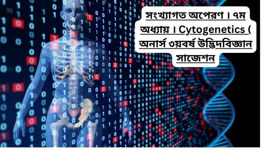 সংখ্যাগত অপেরণ । ৭ম অধ্যায় । Cytogenetics ( অনার্স ৩য়বর্ষ উদ্ভিদবিজ্ঞান সাজেশন